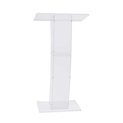 DNYSYSJ Acrylic Podium 45" Tall Professional Presentation Lectern