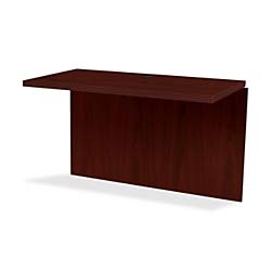 HON Valido Series Mahogany Desk Bridge - 47"x24"x29-1/2
