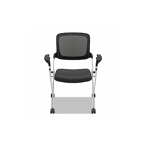 HON basyx VL314SLVR Mesh Back Nesting Stacking Chair, 2/CTN