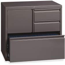 Lorell LLR60934 Personal Storage Center Lateral File, 30"