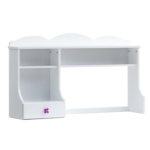 212 Main Transitional Wooden Hutch White