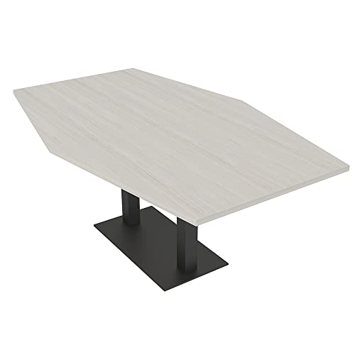 SKUTCHI DESIGNS INC. Harmony Series 6 Person Hexagon Conference Room Table 6X4 Sea Slt