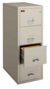 FireKing 3-1943-2 2 Hour Vertical File Filing Cabinet
