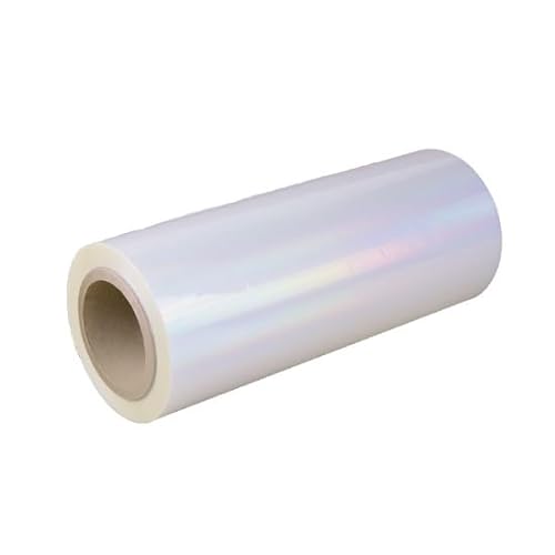InviZguard Rainbow Holographic Laminating Film - 1.6mil 12.75" x 1000, 3" Core, Clear Gloss