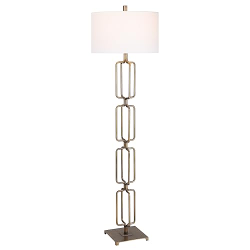 Uttermost 30148 Link Floor Lamp - 1 Light, 67" Tall x 19" Wide
