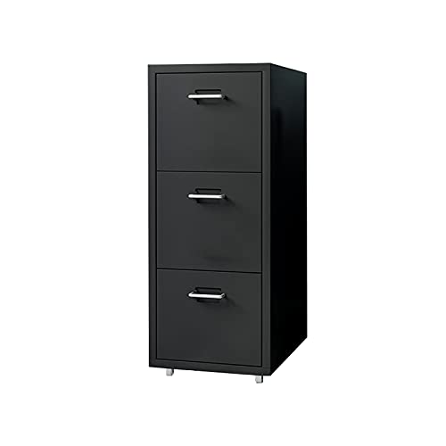 Nieke 2 Drawer Metal Steel Storage Cabinet, Rolling