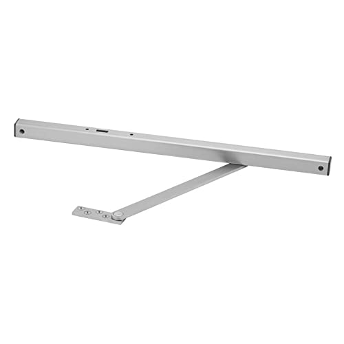 Glynn Johnson 90 Series Heavy Duty Surface Overhead Stop, Size 4, Satin Chrome Finish