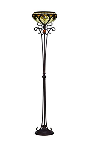 Springdale STR18022 Katana Baroque Floor/Torchiere Lamp, Antique Bronze