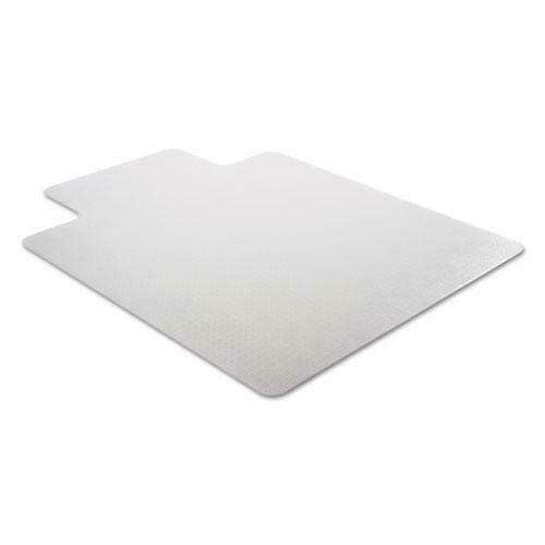 Generic Studded Chair Mat for Flat Pile Carpet, 36 x 48, Lipped, Clear - Office Desk Accessories