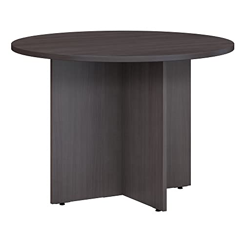 Bush Business Furniture Round Conference Table 42W, Storm Gray