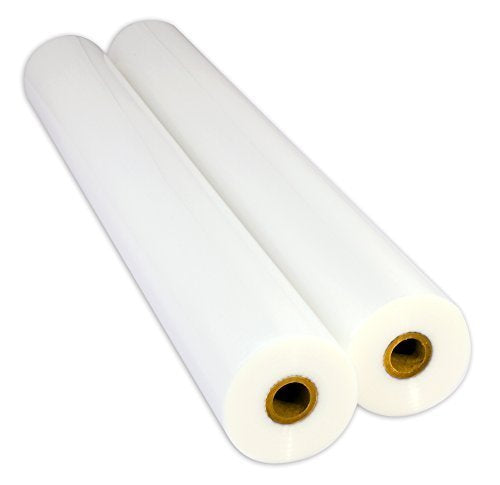 USI Premium Thermal Low-Temp EVA Roll Laminating Film, 1 Inch Core, 5 Mil, Wide Format, 40"x200', Clear, Gloss Finish, 2-Pack by USI