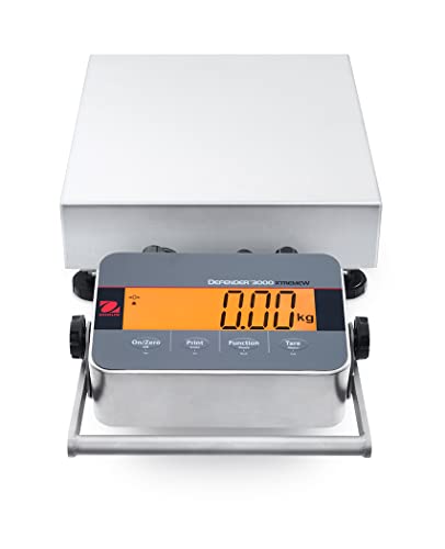 Ohaus Defender™ 3000 Hybrid Bench Scale D33XW30B1R5 60lb x 0.02lb (0.01lb), NTEP 30685207