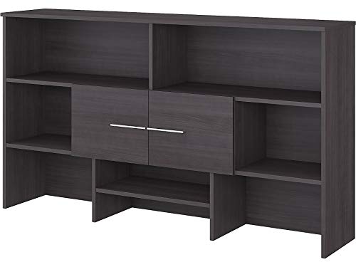 bbf Office 500 72W Desk Hutch in Storm Gray - Engineered Wood