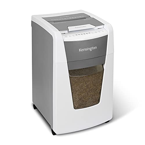 Kensington OfficeAssist 300-Sheet Auto-Feed Micro Cut Paper Shredder