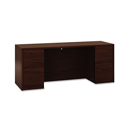 HON 10500 Series Kneespace Credenza, Mahogany, 72w x 24d