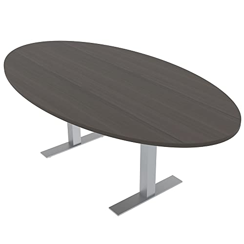 SKUTCHI DESIGNS INC. Oval Conference Table | Harmony Series | 4'X6' | Black Oak