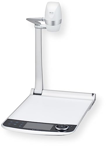 Elmo PX-10 Document Camera, 5" LCD Monitor, 288x Zoom, 12MP CMOS (Renewed)