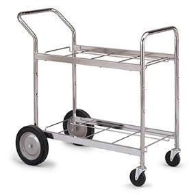 Charnstrom Medium Double-Decker Frame Mail Cart (M296)