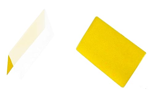 Oregon Lamination Premium Hot Laminating Pouches Military Card 10 mil 2-5/8 x 3-7/8 Yellow/Clear (Pack of 2500)