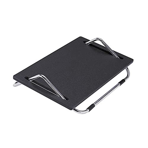 Safco Ergo-Comfort Adjustable Footrest, 5" H, Black/Silver Base, (Qty. 5)