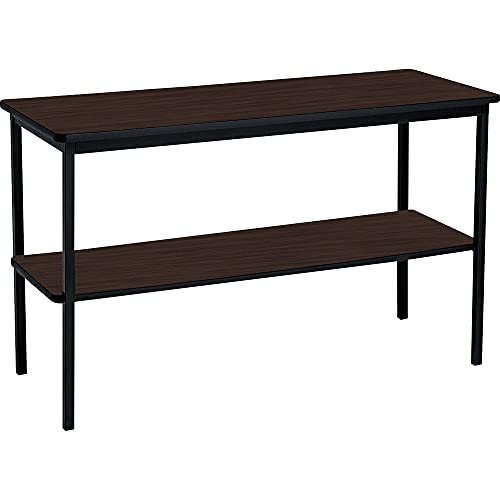 Iceberg Utility Table, Walnut/Black by Iceberg