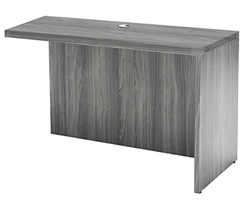 Safco Mayline AR4224LGS Aberdeen Return 42"W x 24"D - Gray Steel Tf