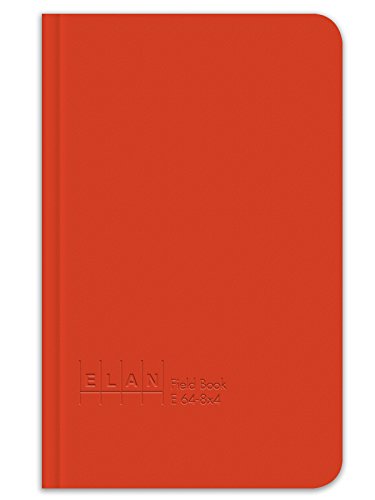 Elan Publishing Company E64-8x4 Field Surveying Book 4 ⅝ x 7 ¼, Bright Orange Cover (Pack of 48)