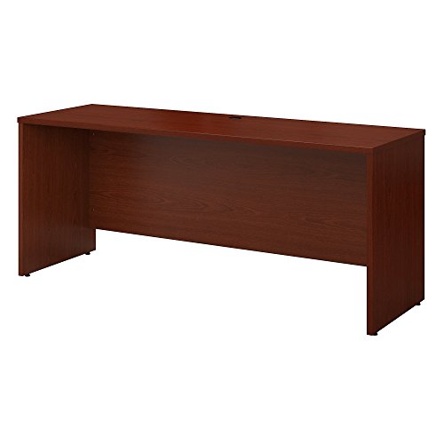 Bush Business Furniture Credenza Desk Shell 72"W Mahogany