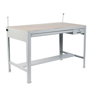 Precision Four-Post Drafting Table Base, 56-1/2w x 30-1/2d x 35-1/2h,