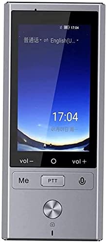 None Language Translator Device 75 Language Portable Instant Two-Way Voice Text Photo Translation (Gold/Silver)