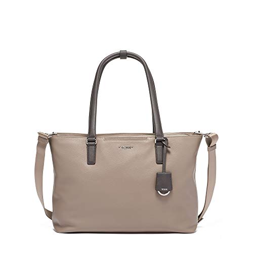 TUMI - Voyageur Monika Leather Laptop Tote - 13 Inch Computer Bag for Women - Gobi
