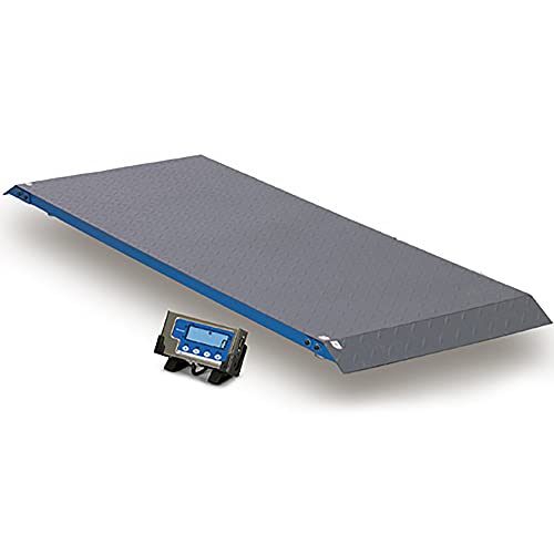 Brecknell PS2000 Floor Scale, 2000 lb Capacity, 59" x 30" Platform, Dual Power
