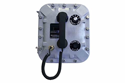 Larson Electronics Explosion Proof Telephone - Class I/II/III - Slave Station/Pager - VoIP Serverless - IP66/NEMA 4X