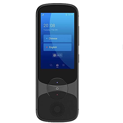 inBEKEA Language Translator Device with Camera Translation, 59 Languages, Blue - Ideal for Travel, Learning, Business