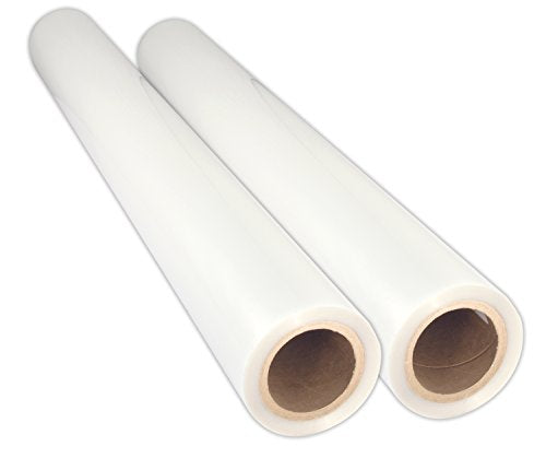 USI Premium Thermal Low-Temp EVA Roll Laminating Film, 3 Mil, 40" x 250', Clear, Gloss Finish, 2-Pack by USI