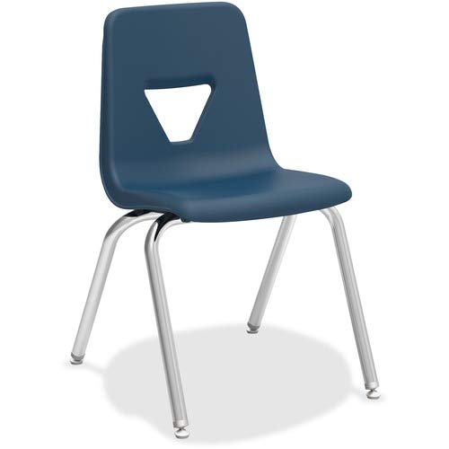 Lorell LLR99890 18 Seat-height Stacking Student Chairs - 4/CT