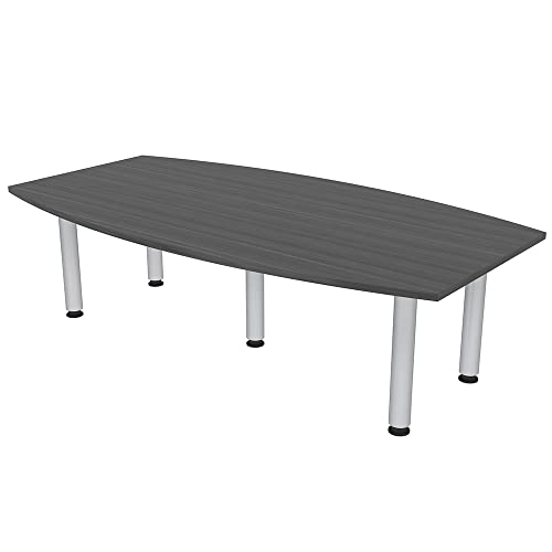 SKUTCHI DESIGNS INC. 7 Ft Boat Shaped Conference Room Table | Harmony Series | 6 Person | Asian Night