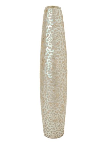 KOUBOO Capiz Seashell Flower Floor Lamp, Medium