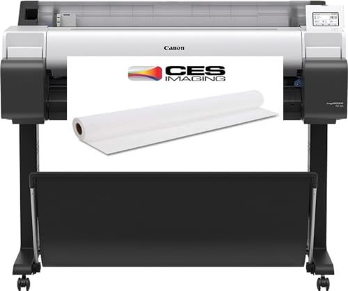CES Imaging Canon imagePROGRAF TM-340 36-inch Color Inkjet Printer with Bundled 36" Bond Paper