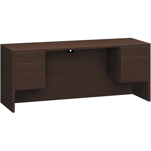 HON 10500 Series Credenza with Kneespace, 72" W, Mocha Finish