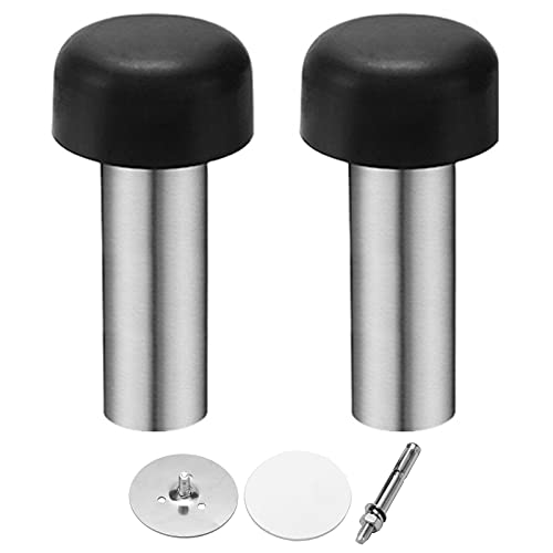 SXYD Spring Door Stops - 2 Pcs Stainless Steel Heavy Duty Retractable Doorstop