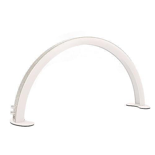 Asixxsix 40W LED Half Moon Table Lamp with Adjustable Brightness and Color Temperature
