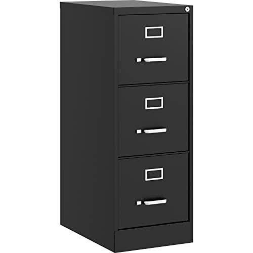 Lorell Fortress Commercial File Cabinet, Black