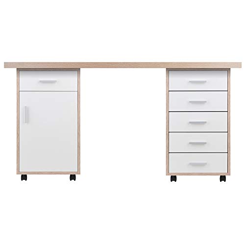 Winsome Wood Kenner Desk Set, Reclaimed Wood by Winsome