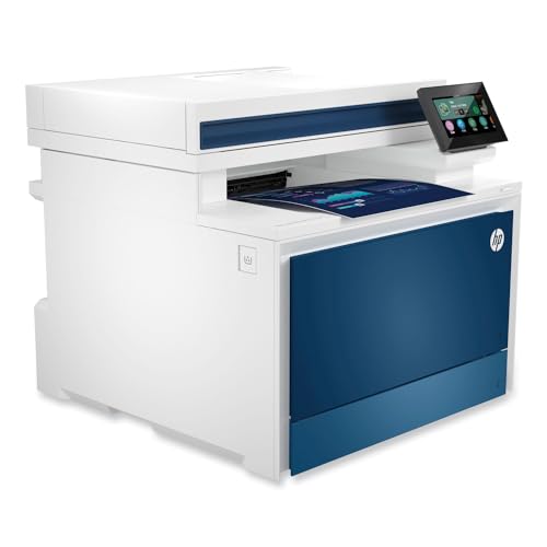 HP Color LaserJet Pro MFP 4301fdn Printer - Print, Scan, Copy, Fax, Fast Speeds, Easy Setup, Mobile Printing, Advanced Security - 16.6 x 17.1 x 15.1 in, White