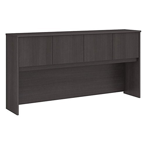Scranton & Co 72W 4 Door Wood Hutch in Gray