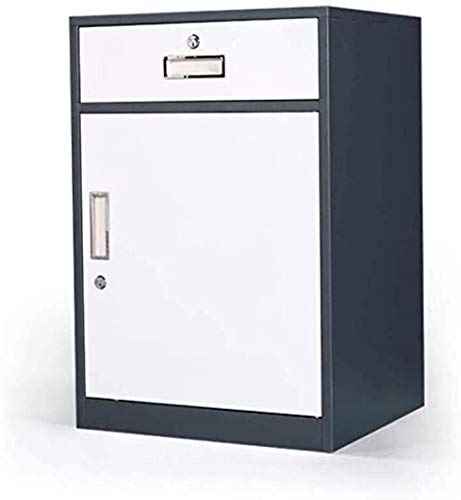 SHABOZ Metal+Steel Multifunctional Filing Cabinet with Lock - Adjustable Laminate Buckle - Smooth Surface (Multicolor A)
