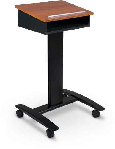 Balt Lumina Mobile Lectern 27574 Podium, Cherry/Black