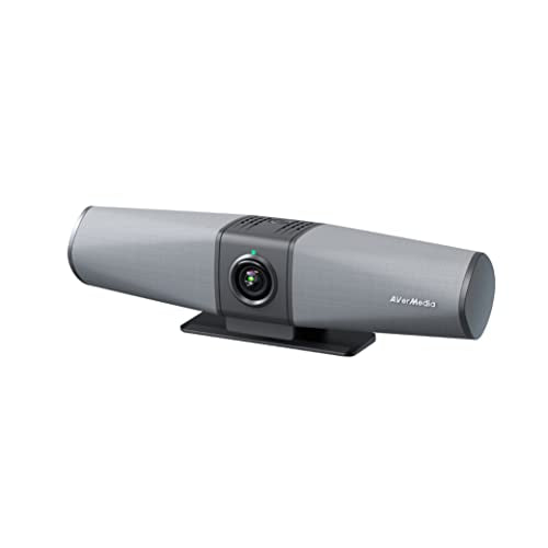 AVerMedia 4K Video Conference Camera with Speakerphone and Autoframing - Zoom Certified - PA511D