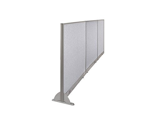 GOF Wall Mounted Office Partition, Large Fabric Room Divider Panel - 114" W x 48" H